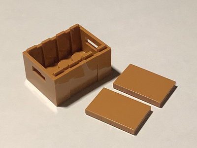 Lego Friends säilytyslaatikko 3x4 ja kansiosat