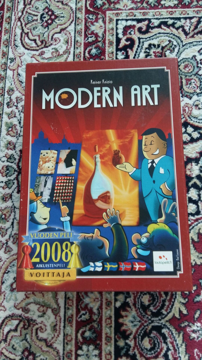 Modern Art - lautapeli, hyväkuntoinen