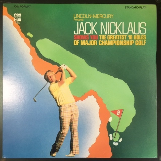 Jack Nicklaus - The Greatest 18 Holes In Golf LaserDisc