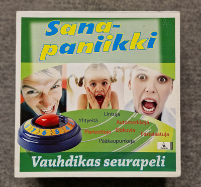 Sana paniikki sanapeli .Uudenveroinen