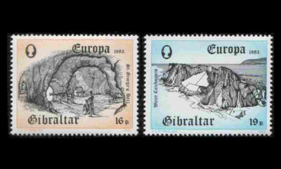 Gibraltar 463-4 ** Europa suuret saavutukset (1983)