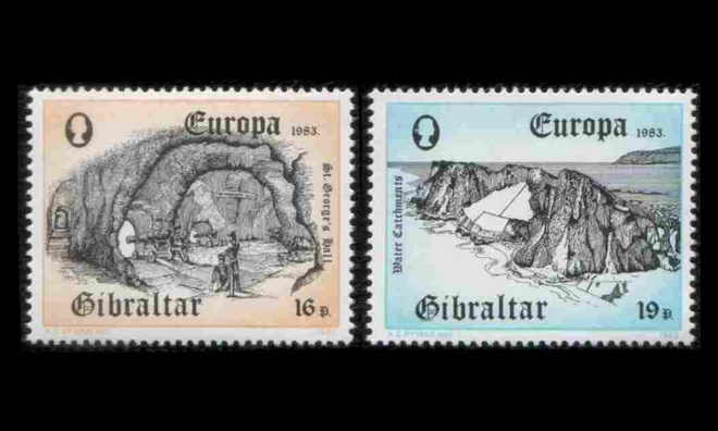 Gibraltar 463-4 ** Europa suuret saavutukset (1983)