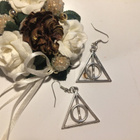 4 .. Harry Potter Silver Varjelus .. Korvakorut - pikkukuva 2
