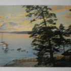 Parainen, rantamaisema, vanha väripk, p. 1912 - pikkukuva 1