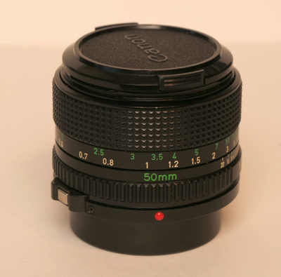 == Canon FD 50mm F1.4 Objektiivi