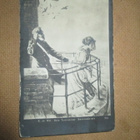 kaksi vintage taidekorttia 1900-luku alku  majakka ja meri - pikkukuva 3