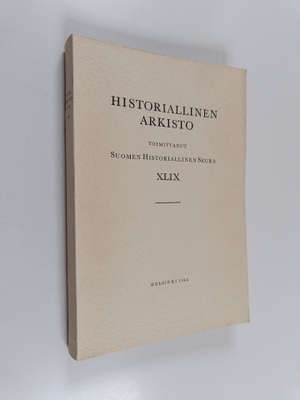 Historiallinen arkisto XLIX