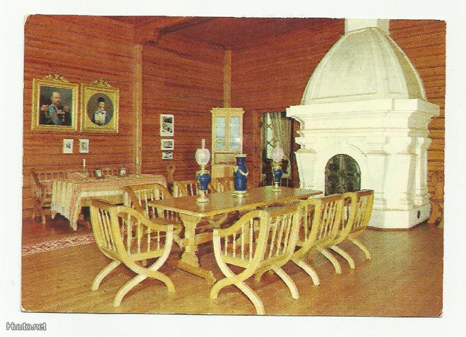 KOTKA: Langinkoski, kalastusmajan olohuone