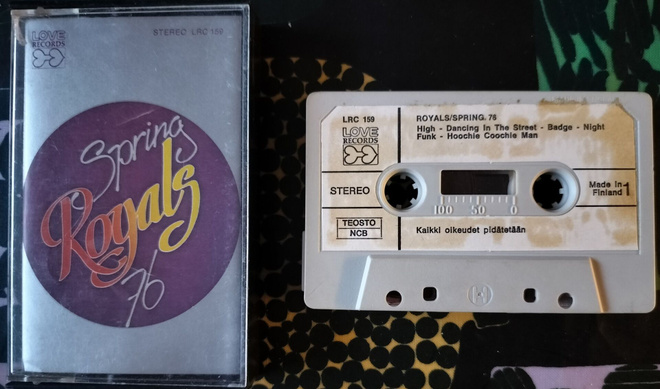 ROYALS-SPRING 76-kasetti,LRC 159, LOVE RECORDS v.1976