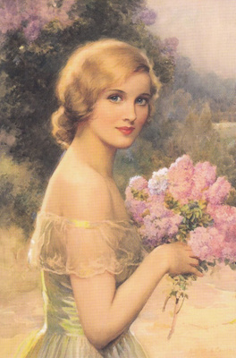 Albert Henry Collings: Nainen ja syreenit