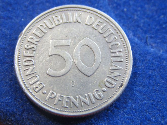 50 pfennig 1970J. Länsi-Saksa. West Germany