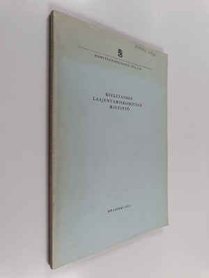 Kielitaidon laajentamiskomitean mietintö