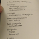 Mia Myllymäki - Anu Korpinen (toim) - Metsän kronikka - pikkukuva 2