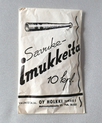 Savuke- Imukkeita 10 kpl (9) paperipussi