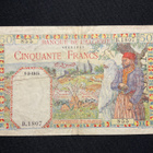 Banque De LÀlgerie TUNISIA version 50 Francs - pikkukuva 1