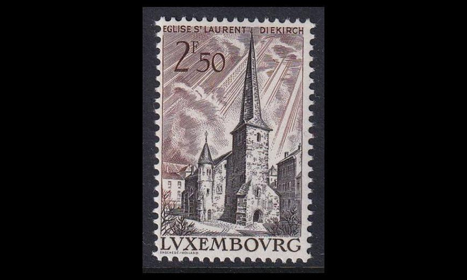 Luxemburg 659 ** Maisema (1962)
