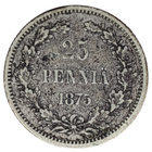 25 Penniä 1875 hopeaa - pikkukuva 1