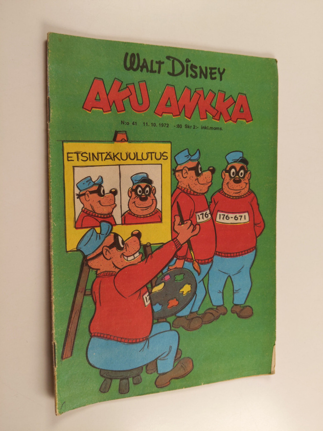 Walt Disney : Aku Ankka 411/1972
