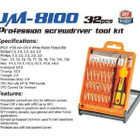 Jakemy JM-8100 32in1 Pro Ruuvimeisselisarja *UUSI* - pikkukuva 2