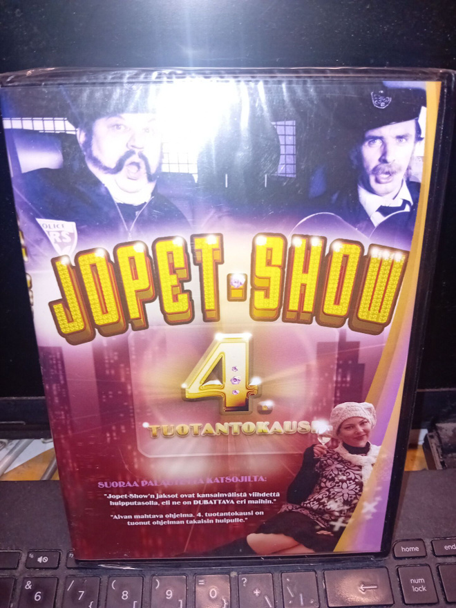 2 DVD JOPET-SHOW 4 ( UUSI ) SIS POSTIKULU