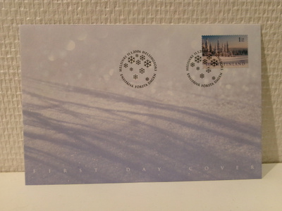 FDC- ensipäiväkuori - Talvimaisema 11.1.2006