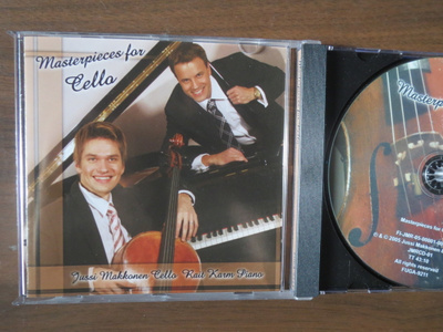 Jussi Makkonen & Rait Karm: Masterpieces for Cello CD