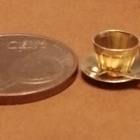 Kaffekuppi riipus 18K - pikkukuva 1