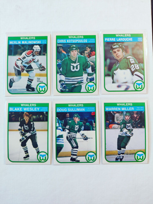 82-83 Opc - Hartford Whalers 6kpl