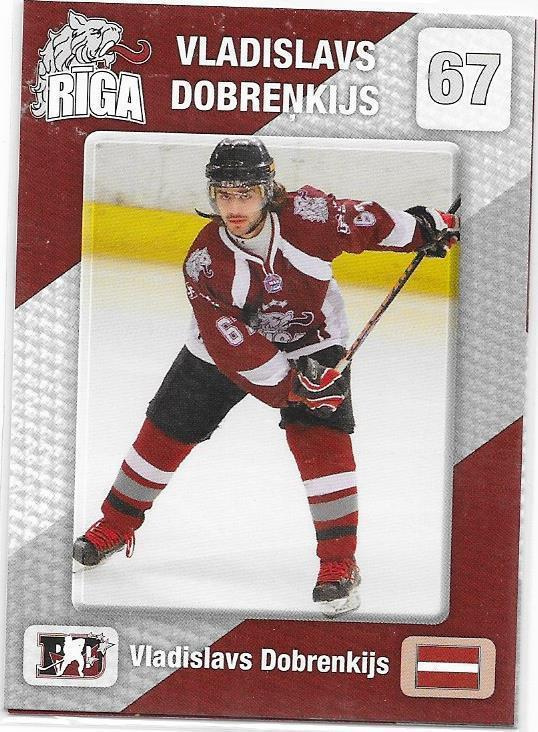 2010-11 HK Riga #67 Vladislavs Dobrenkijs  Latvia