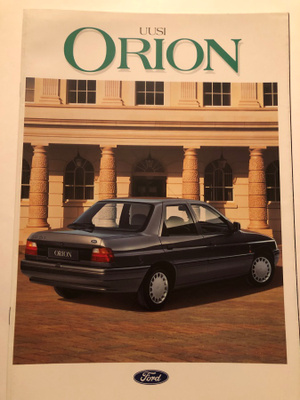 Myyntiesite - Ford Orion - 8/1990