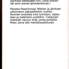 Arto Paasilinna: JÄNIKSEN VUOSI (pokkari) - pikkukuva 2