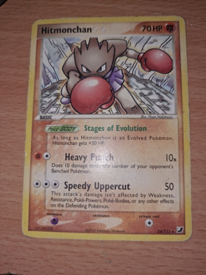 Hitmonchan 24/115 RARE card