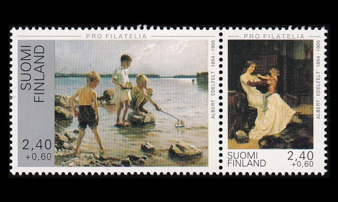 1284-5p ** Pro Filatelia pari (1995)