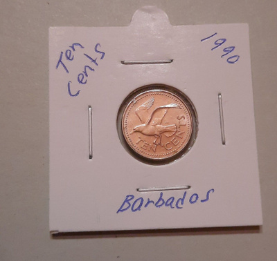 Barbados 10c, 1990