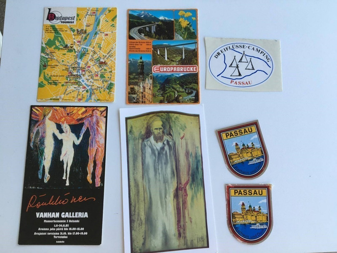 Matkamuistotarra PASSAU + LEIRINTÄALUE PASSAU tarra