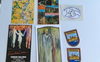 Matkamuistotarra PASSAU + LEIRINTÄALUE PASSAU tarra