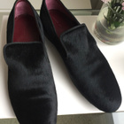 Celine, mustat loaferit nahkaa/ponin karvaa, koko 38 - pikkukuva 1