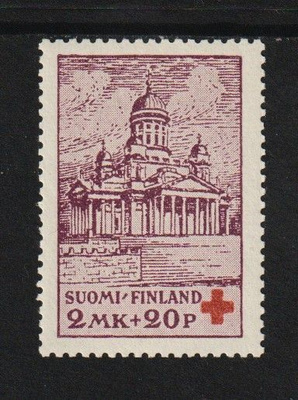 1932 Punaisen Ristin 2mk+20p merkki leimaamattomana**