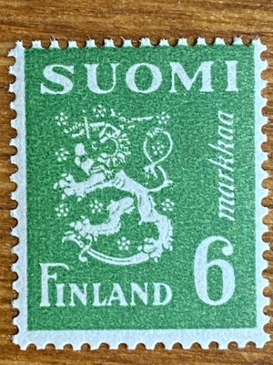 LEIJONAMALLI 1930 6MARKKAA**
