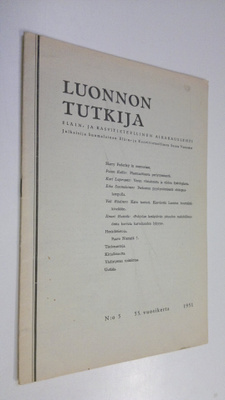 Luonnon tutkija n:o 5/1951
