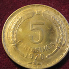 5 centesimos 1970 Chile - pikkukuva 1
