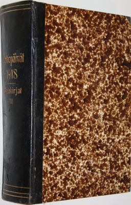 Valtiopäivät 1918 : Asiakirjat 3