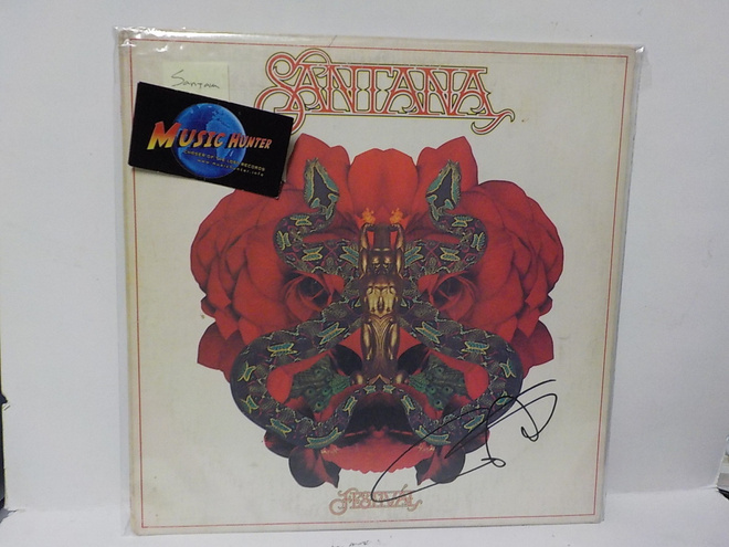 SANTANA - FESTIVAL EX-/EX- LP + SANTANA NIMIKIROITUKSELLA !!