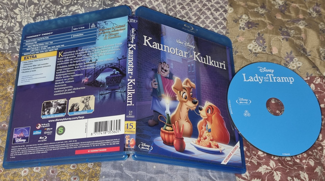 BLU-RAY Kaunotar ja kulkuri,  Disney FI