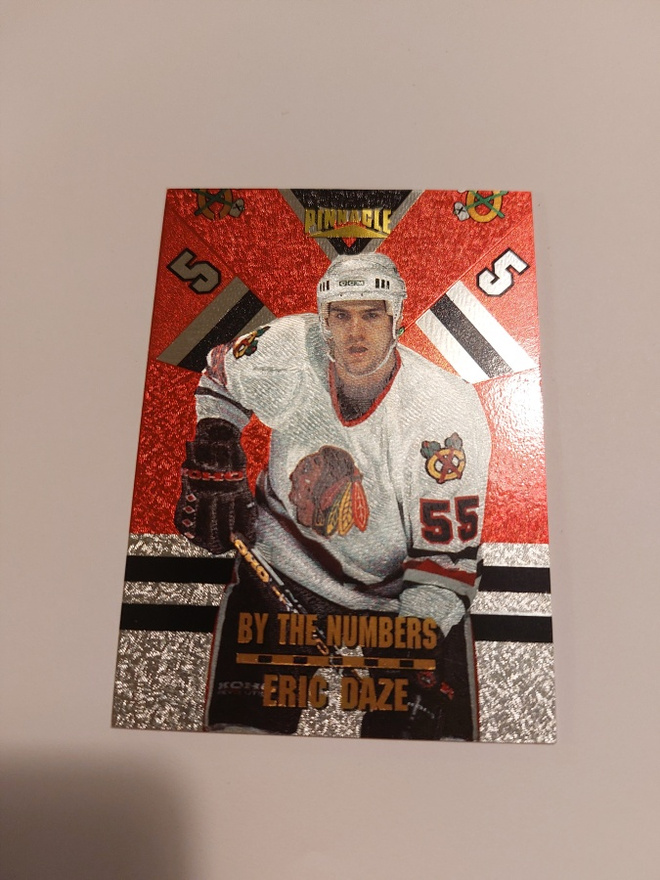 1996-97 Pinnacle By The Numbers #11 Eric Daze Promo