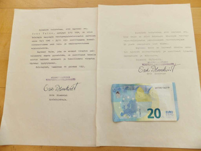 2 VANHAA Todistusta Upseeri Olympia Urheilija