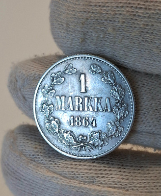 1 markka 1864