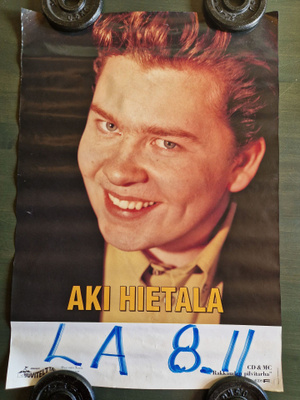 Aki Hietala Keikkajuliste . 57×42cm