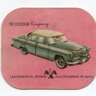 Kahvilappu AAA n:o 10 DODGE Kingsway - pikkukuva 1