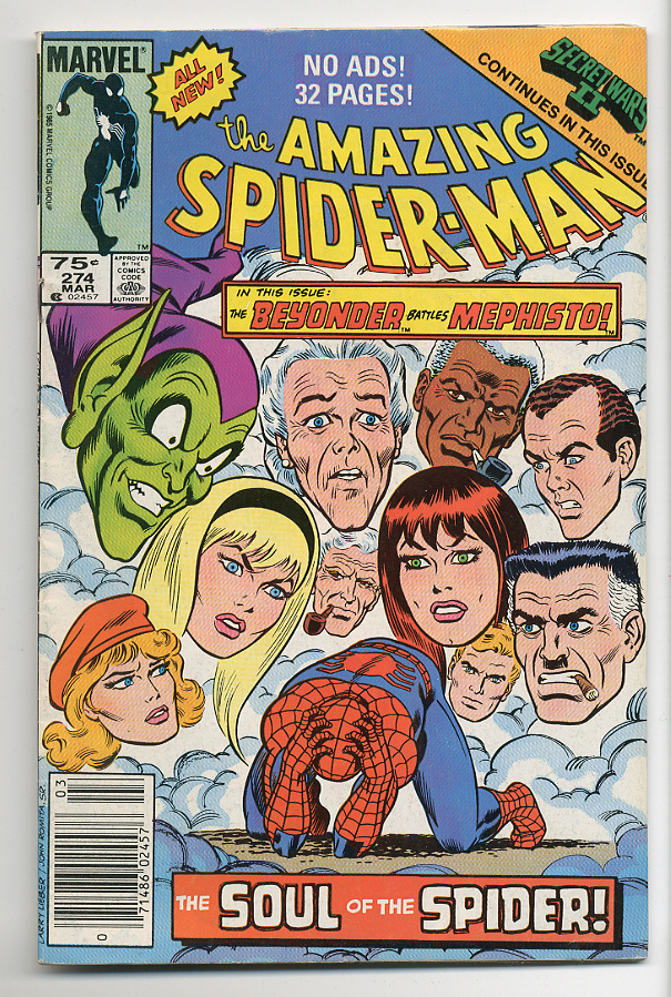 The Amazing Spider-Man #274 (Marvel, March 1986)